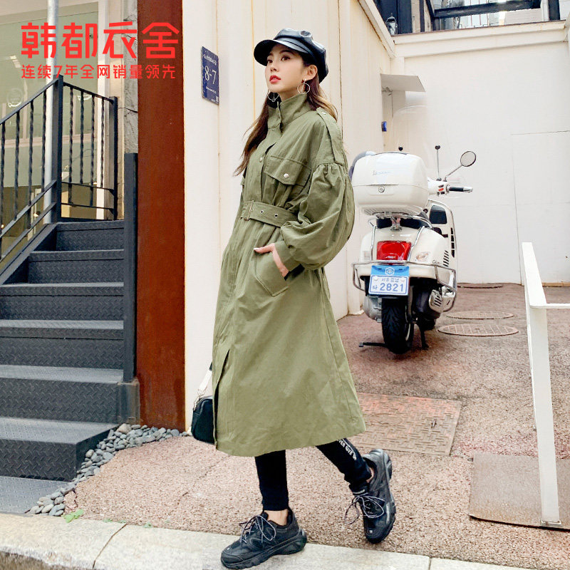 韩都衣舍outlets2020秋冬新款风衣 韩都衣舍outlets店风衣