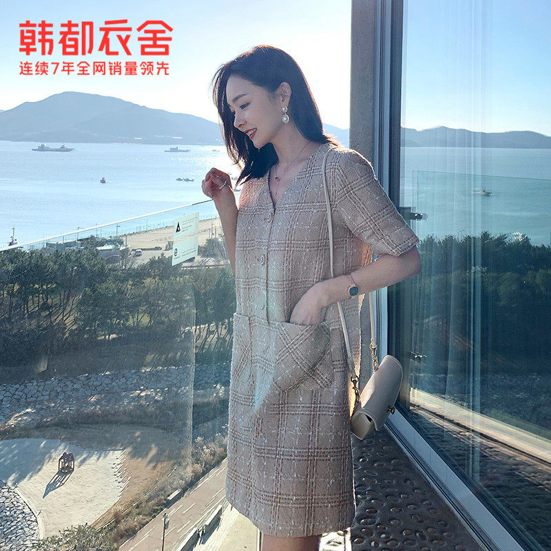 韩都衣舍outlets2020夏新款连衣裙 韩都衣舍outlets店连衣裙