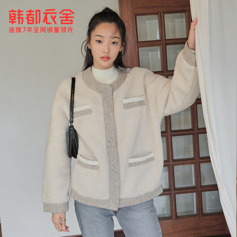 韩都衣舍outlets秋新款女宽松显瘦 韩都衣舍outlets店短外套