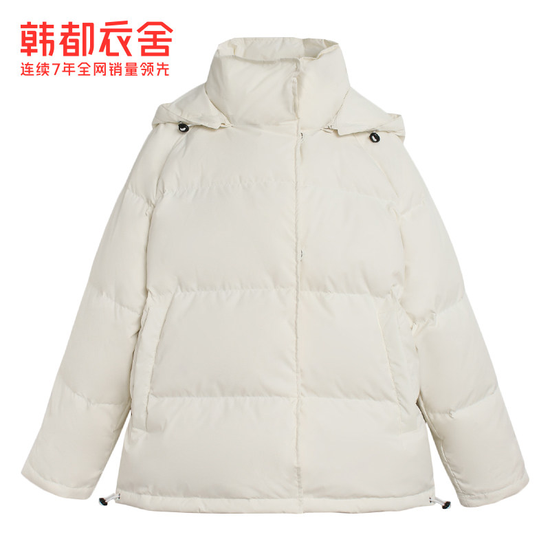 韩都衣舍outlets新款宽松潮羽绒服 韩都衣舍outlets店羽绒服