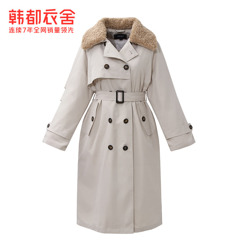 韩都衣舍outlets秋新外套宽松棉服 韩都衣舍outlets店棉衣/棉服