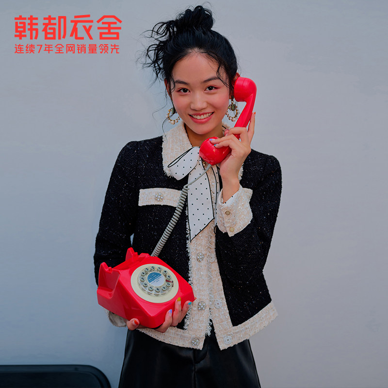 韩都衣舍outlets秋装新款短外套 韩都衣舍outlets店短外套