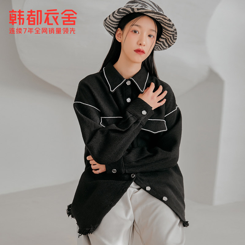 韩都衣舍outlets2021春款新款衬衫 韩都衣舍outlets店衬衫