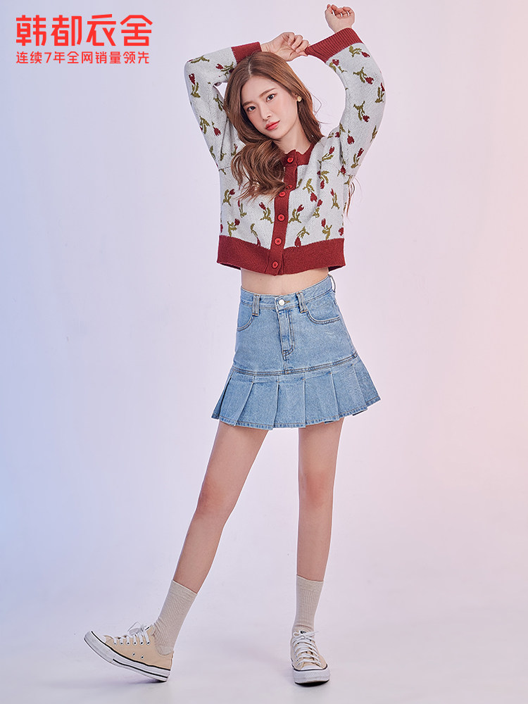 韩都衣舍outlets2021春装女针织衫 韩都衣舍outlets店毛针织衫