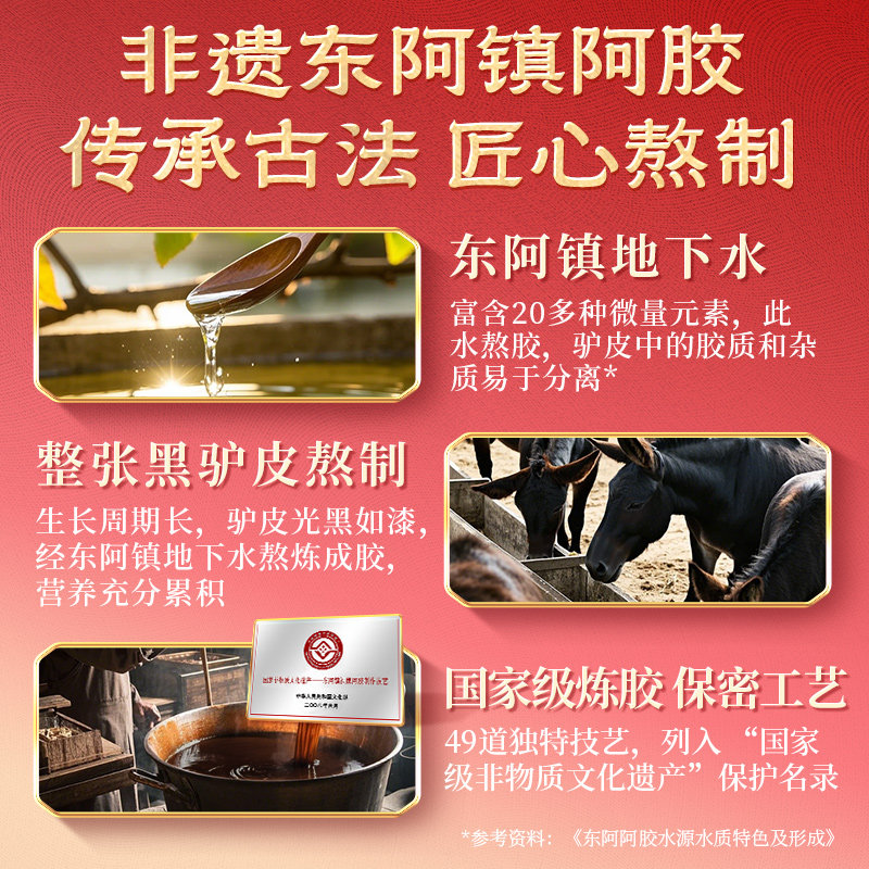 升级款！！康恩贝阿胶当归口服液14支