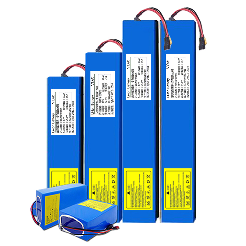 VOA 电动车锂电池36V48V锂电池24V电动车电瓶滑板车电池 - 图1