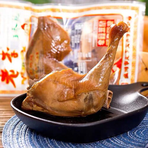 温州特产  老李五香鸡腿  五香鸭腿  鸡肉零食 真空包装 休闲零食 - 图1