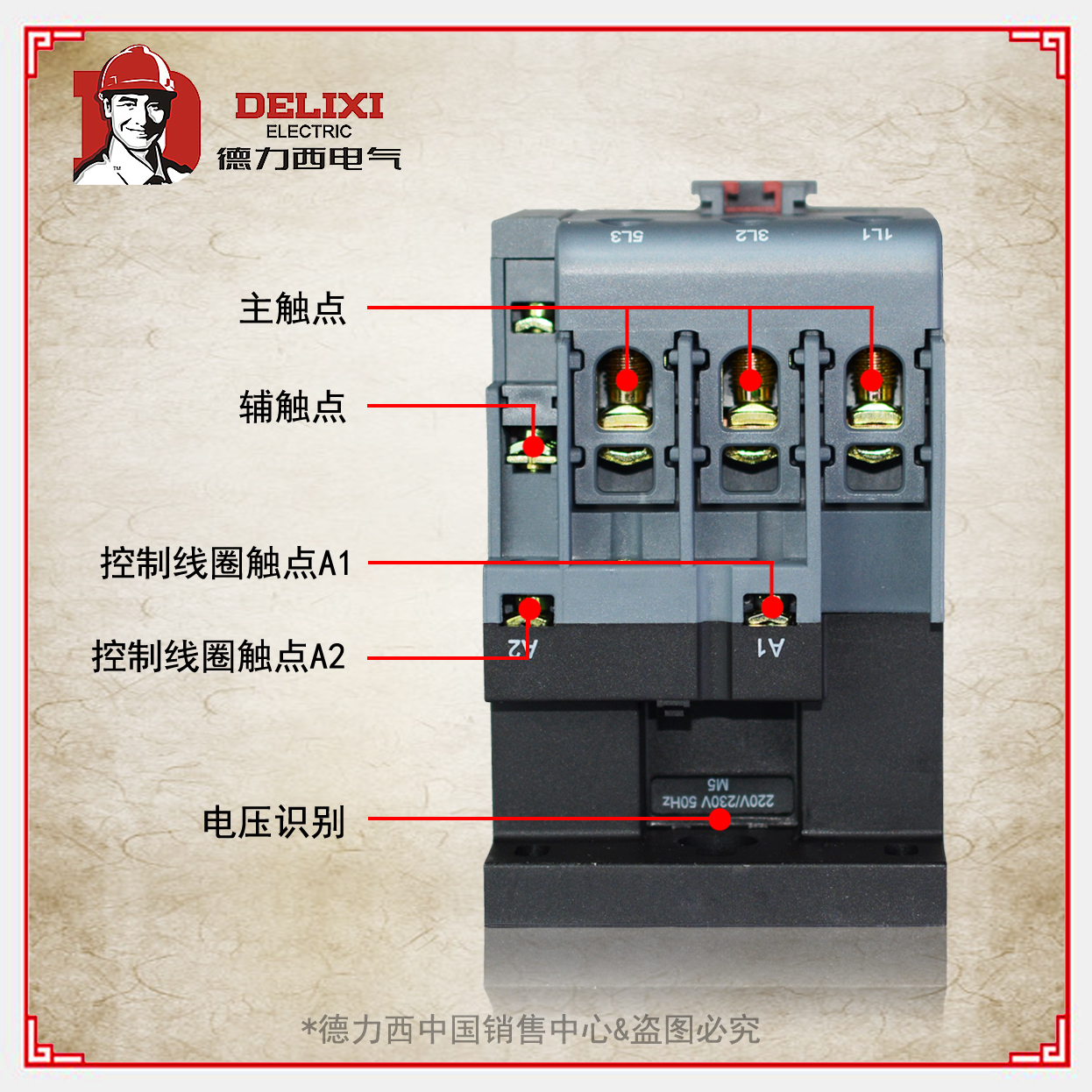 德力西交流接触器 CJX2 s- 6511 LC1 CJX4 220V 380V 36V 65A - 图1