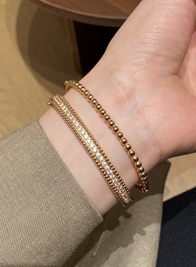 欧美轻奢|珠边手镯|高级感百搭|