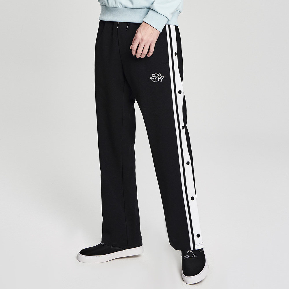 马克华菲男2018春撞色条纹休闲裤 马克华菲outlets店休闲裤