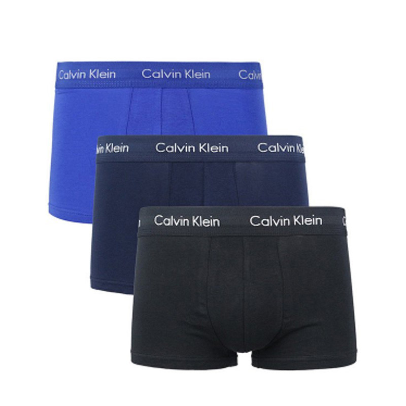 calvin klein 3条装棉弹平角裤 GINKGOES海外内裤