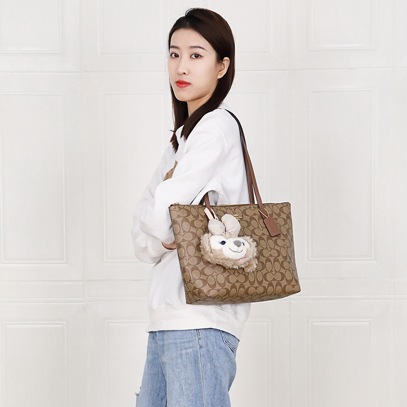 【官方授权】coach /蔻驰女托特包 GINKGOES海外女士包袋