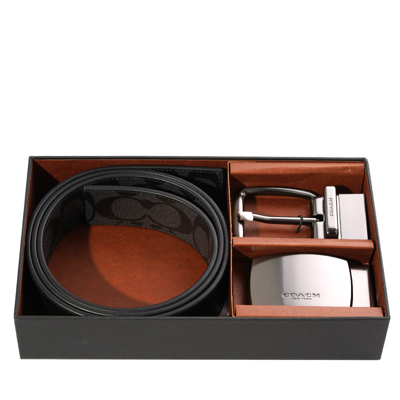 coach /蔻驰男士礼盒装休闲款腰带 GINKGOES海外腰带/皮带/腰链