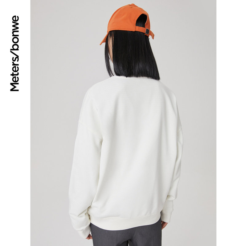 美特斯邦威套头春夏多色复古卫衣 美特斯邦威outlets店卫衣/绒衫