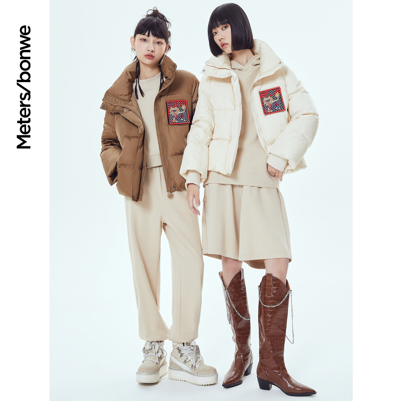  美特斯邦威outlets店羽绒服