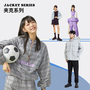 美特斯邦威格子外套合集