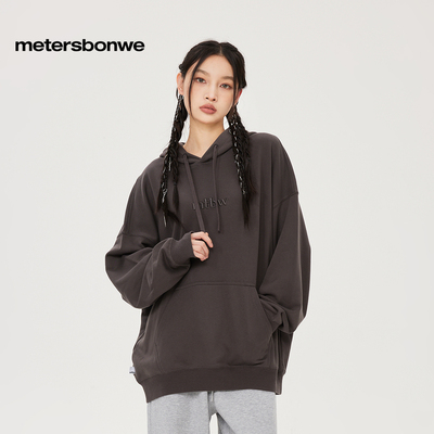 连帽美特斯邦威情侣装卫衣