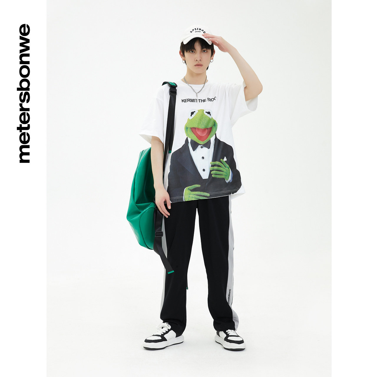 夏季美特斯邦威男女前胸大简约t恤 美特斯邦威outlets店T恤