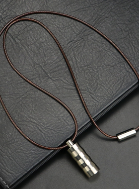 纯钛创意波纹收纳吊坠