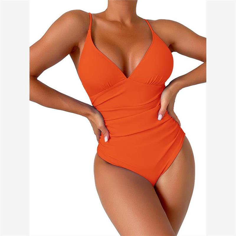 swimsuit women bikini swimming suit swimwear one piece泳衣女 - 图0