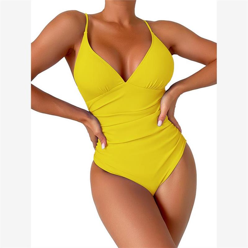 swimsuit women bikini swimming suit swimwear one piece泳衣女 - 图1