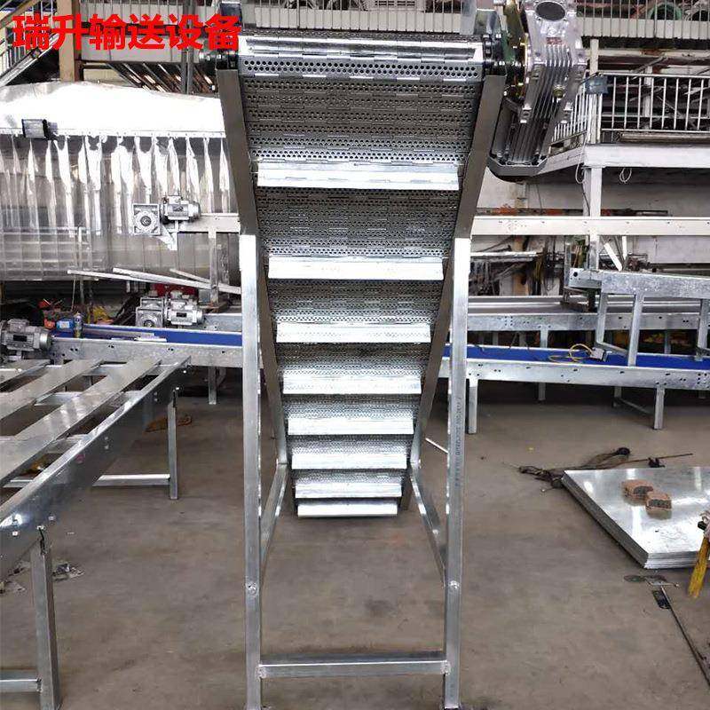 蔬菜清洗带孔料斗提升机可加工刮板冲孔链板输送机PET塑料提升机,淘宝优惠券,粉丝福利购,淘宝优惠卷