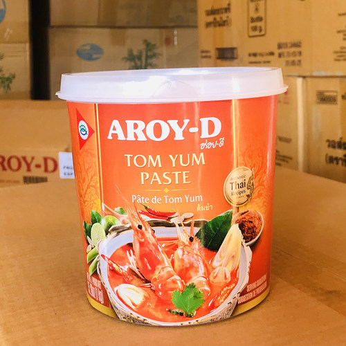 泰国进口AROY-D冬阴功酱1KG*12罐安来利泰式酸辣汤底火锅汤调料 - 图0
