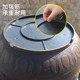 Extra large imitation purple sand plastic flowerpot