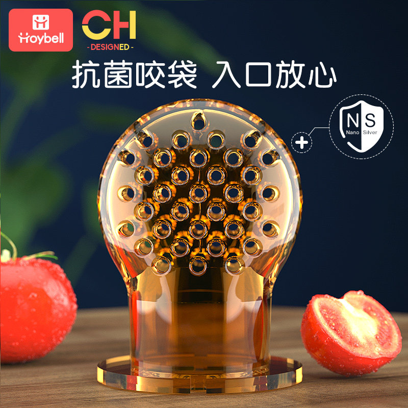 食物咬咬果蔬乐宝宝水果奶嘴器牙胶 好伊贝食物咬咬袋