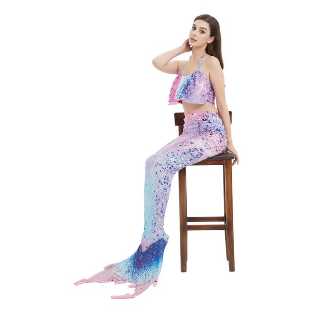 Summer Adult Children Mermaid Swimsuit Mermaid