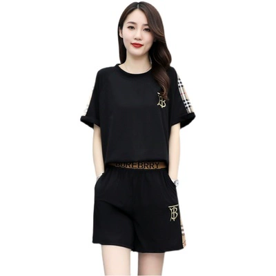 Летние модные шорты для отдыха, комплект, свободный крой, с вышивкой, подходит для подростков