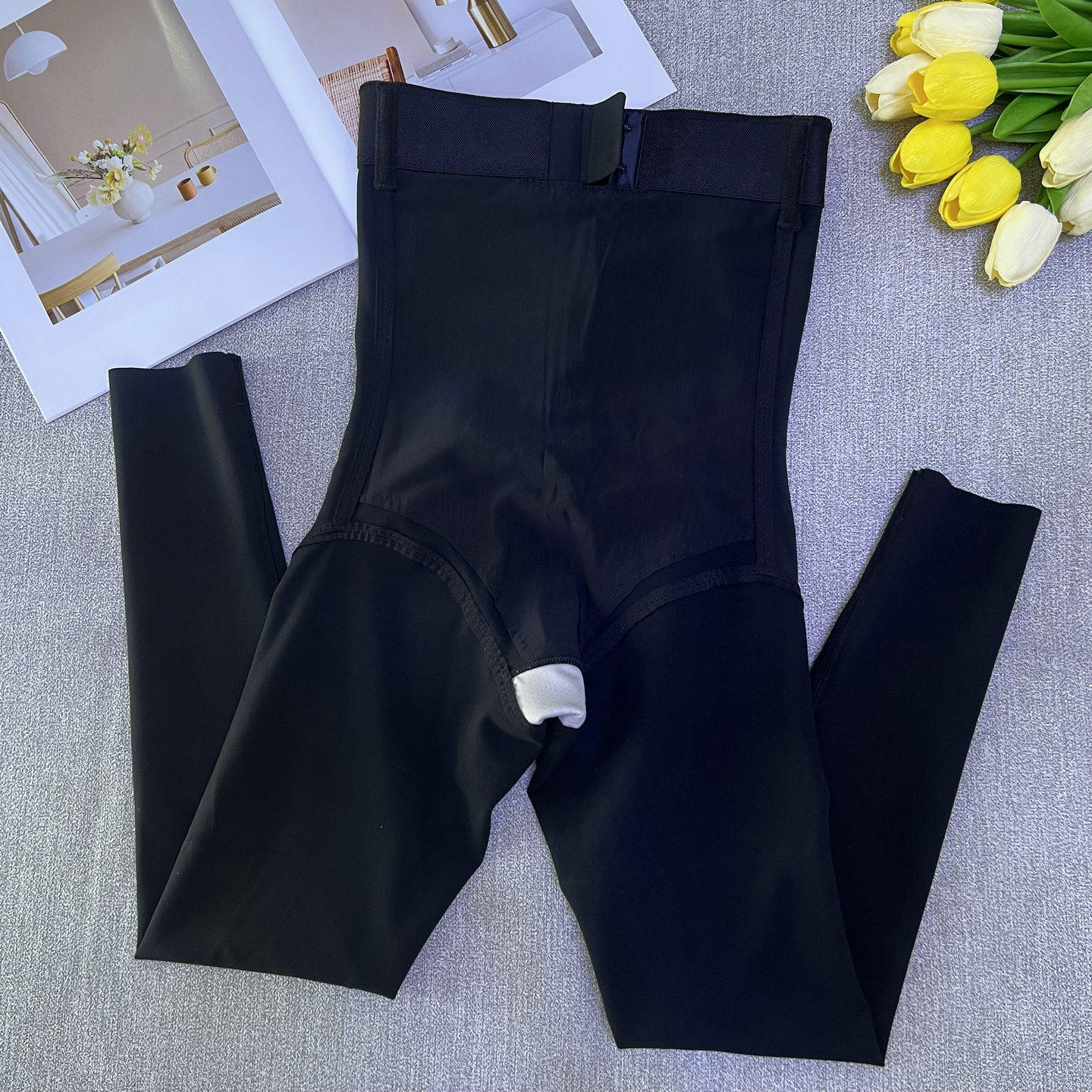 2025新款秋冬拉链里层磨毛裤子女高腰收腹提臀塑身美体裤打底长裤,淘宝优惠券,粉丝福利购,淘宝优惠卷