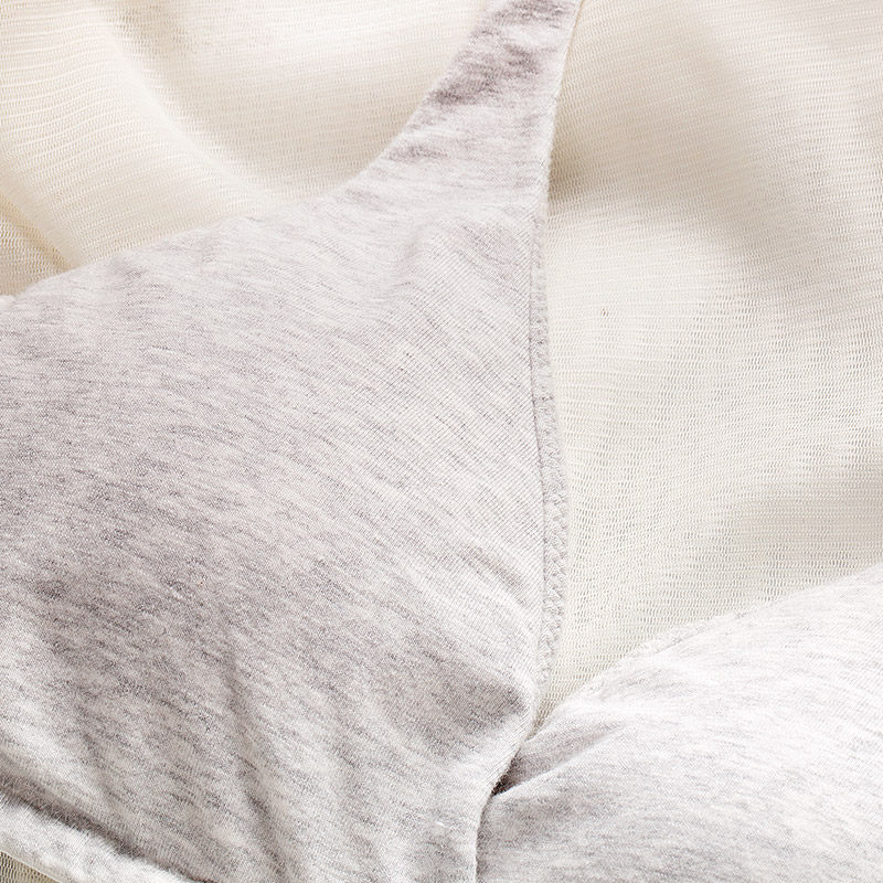 曼妮芬前交叉式无钢圈含插垫围文胸 曼妮芬哺乳文胸