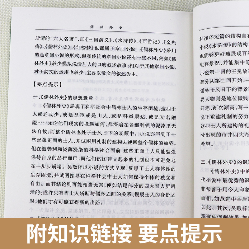 儒林外史五年级下册正版原著人民文学出版社吴敬梓著老师推荐九年级必读名著课外书文学世界名著小学生五年级课外阅读书籍-图2