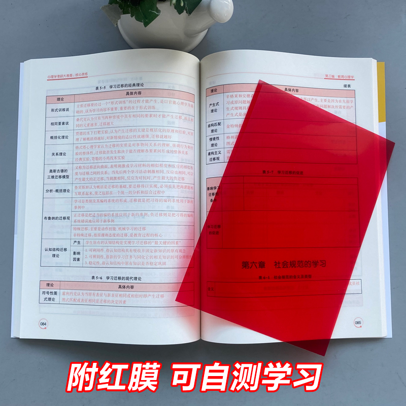 官方现货】文都 2025心理学考研大表哥 核心表格 心理学考研教材 比邻学堂 迷死他赵  赵云龙考研心理学考点背诵学硕312专硕347 - 图2