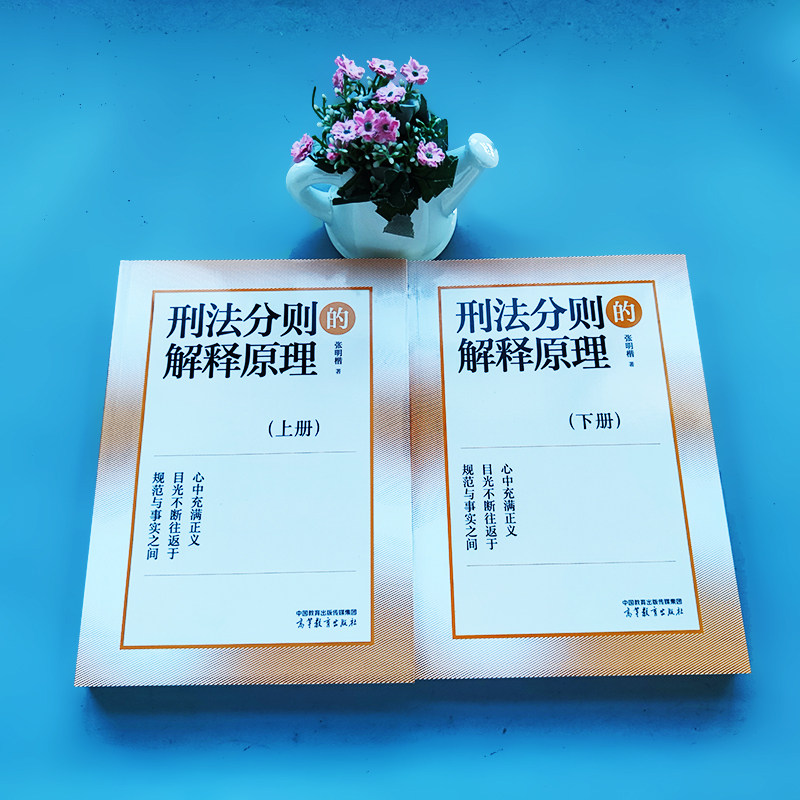 现货包邮 刑法分则的解释原理 上下册 张明楷 刑法解释方法技巧 刑法分则与总则 刑法分则规范含义 刑法学教材 高等教育出版社
