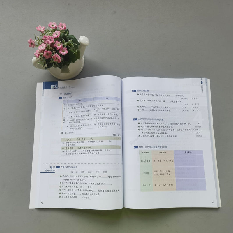 现货 北语 HSK标准教程5上课本hsk standard course5 Textbook 姜丽萍 HSK汉语水平考试五级教材 外国人学中文 对外汉语教材书籍 - 图2