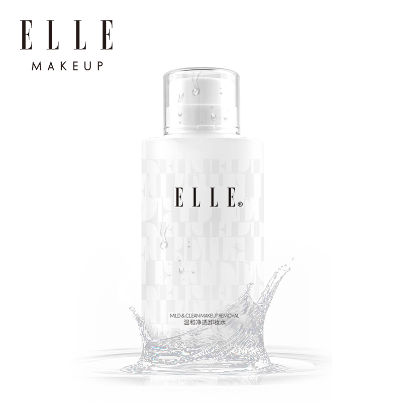 ELLE温和净透卸妆水500ml卸妆彩妆清洁卸妆液面部眼唇卸妆新品