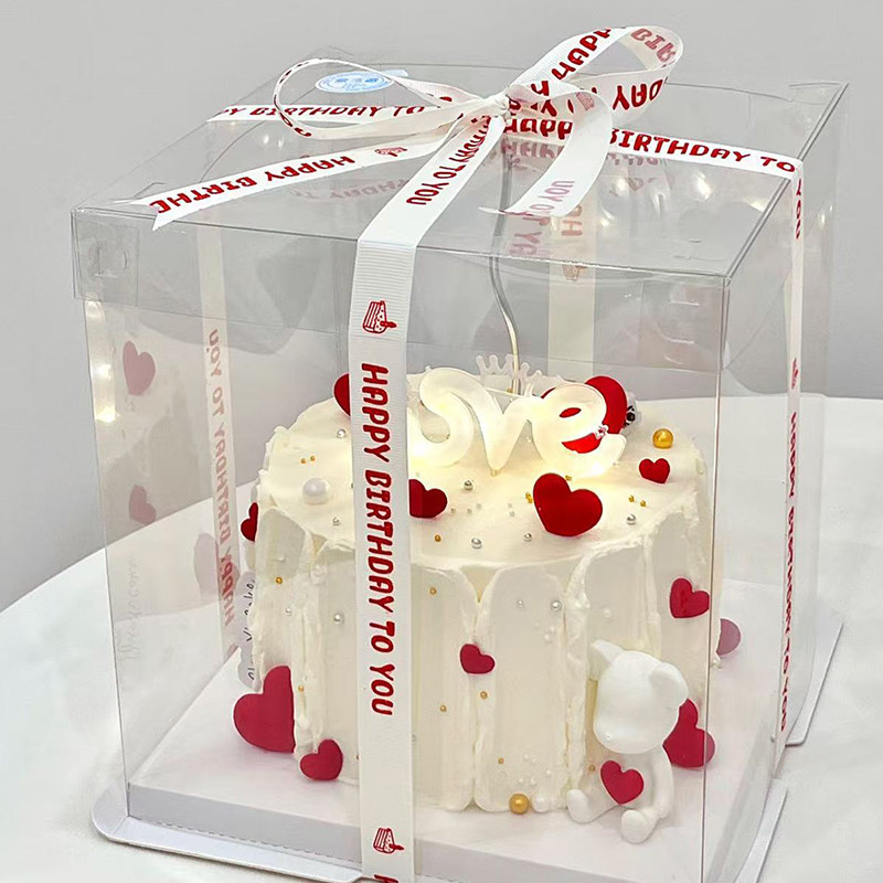 网红情人节快乐爱心小熊love灯蛋糕装饰摆件曲线蜡烛烘焙装扮插件,淘宝优惠券,粉丝福利购,淘宝优惠卷