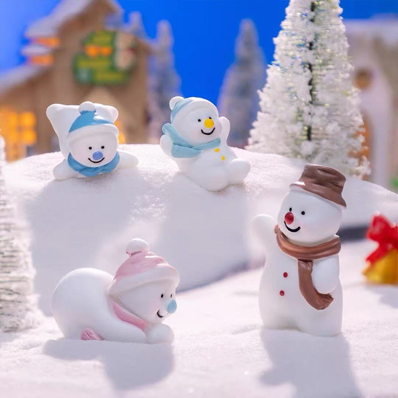 网红圣诞节微景观创意可爱圣诞帽滑板雪人蛋糕装饰DIY雪景小摆件,淘宝优惠券,粉丝福利购,淘宝优惠卷