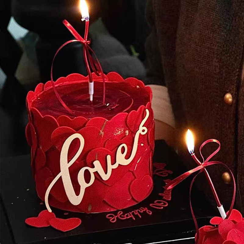 网红2026烂漫情人节木质love蛋糕装饰插件告白爱心翻糖干佩斯切摸,淘宝优惠券,粉丝福利购,淘宝优惠卷