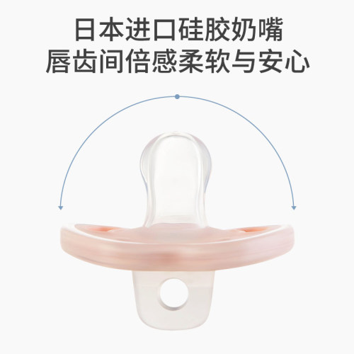 安抚奶嘴婴儿超软防胀气0-3到6个月以上仿母乳新生宝宝安睡觉神器 - 图1