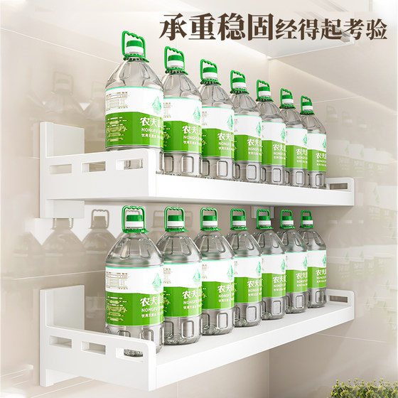 Stainless steel wall-mounted microwave condiment rack