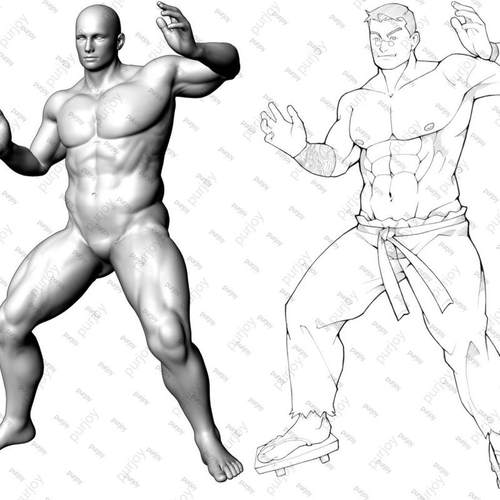 【CSP素材】3d人体各种体型模型集合 - 图2