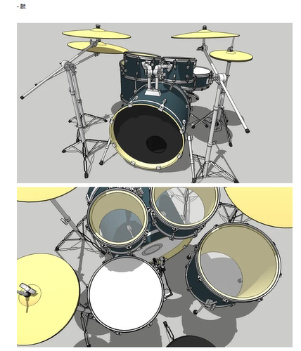 ACON 3D 网络漫画作家的乐队乐器合奏室现场演唱野外舞台背景 - 图1