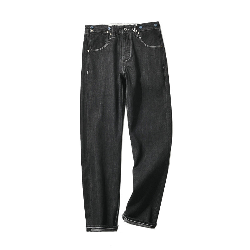 重磅小黑牛！美式高端复古全棉水洗春夏男士小直筒百搭休闲牛仔裤,淘宝优惠券,粉丝福利购,淘宝优惠卷