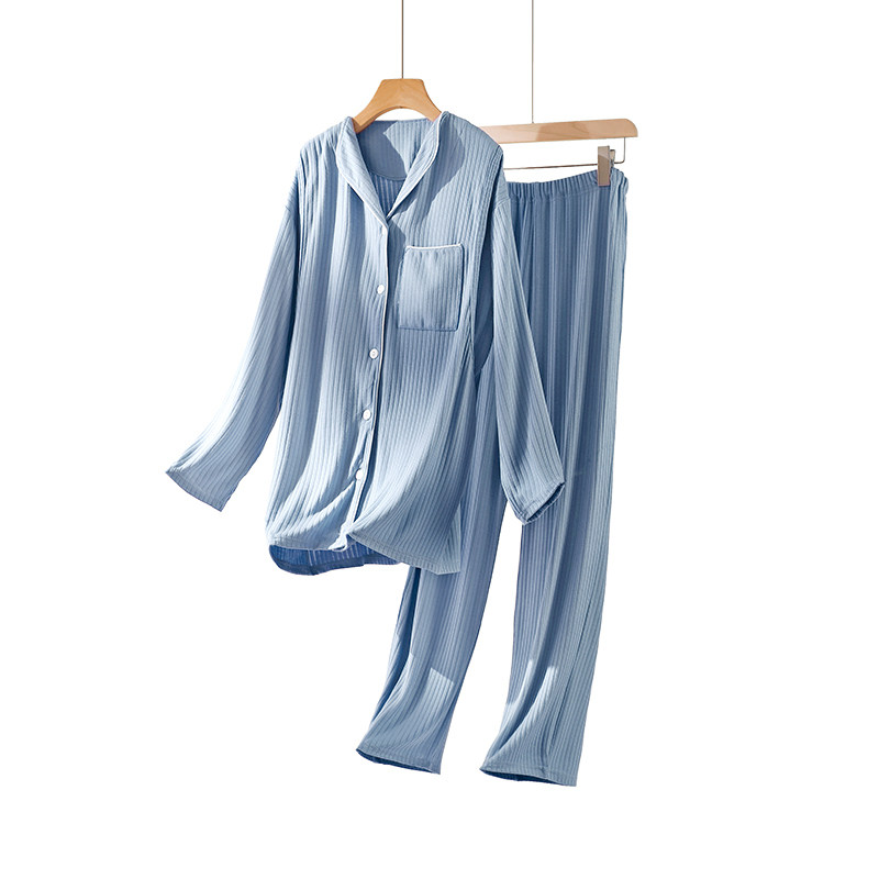 月子服春秋冬季孕妇怀孕期喂奶睡衣 若恬家居服套装