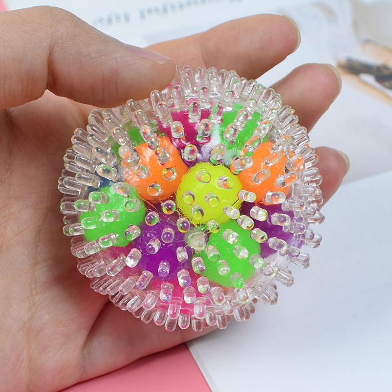 2pc Stress Squeez Dna Ball Vent soft toys Fidget挤压舒压玩具-图2