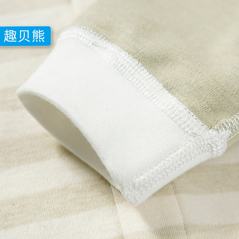婴儿内衣套装春夏纯棉男女宝宝内衣 趣贝熊内衣套装