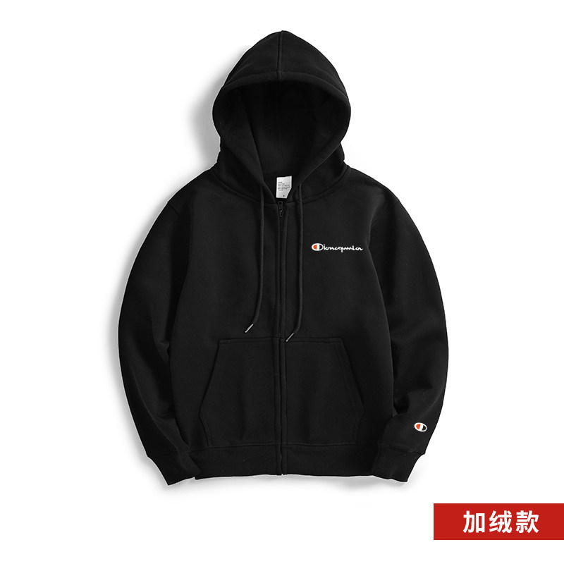 春秋装薄款冠军卫衣女拉链宽松开衫 蕾芬杨卫衣/绒衫